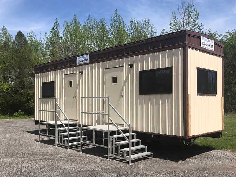 Mobilease modular office space installation in Pedricktown, NJ