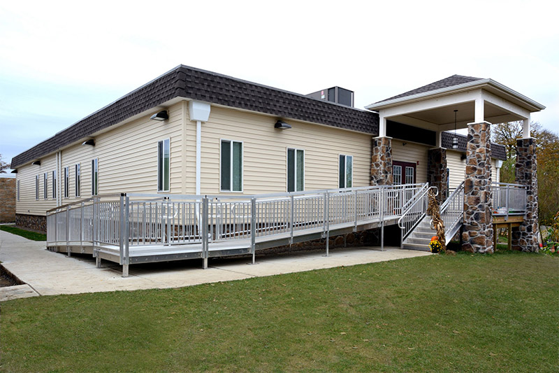 Mobilease modular education facility for students in Pedricktown, N