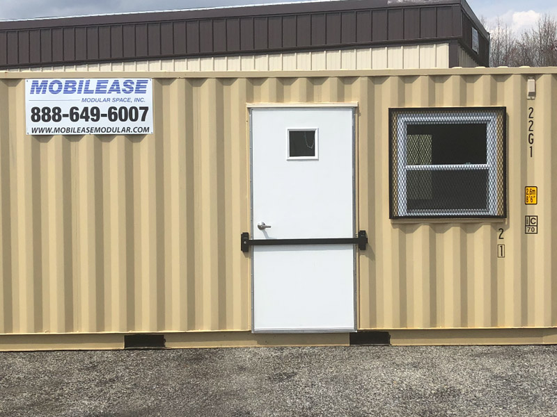 standard 20ft office container